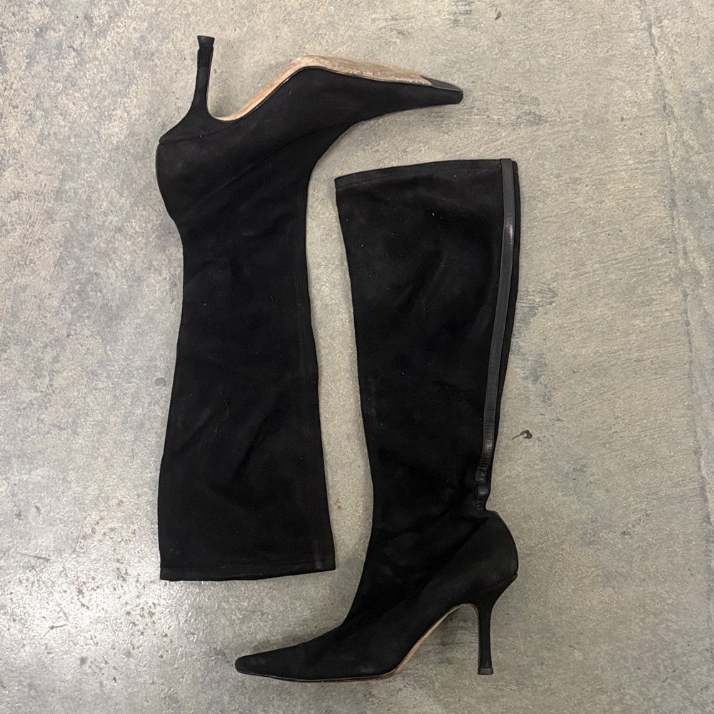 Jimmy Choo Black under the Knee Boots